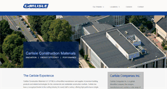 Desktop Screenshot of carlisleconstructionmaterials.com